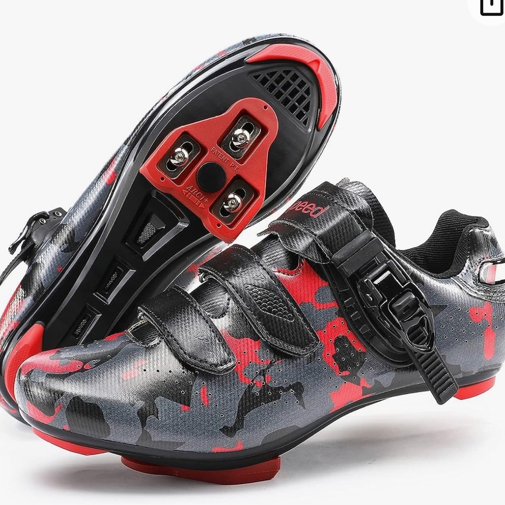 Vilocy women’s cycling shoes with Delta cleets